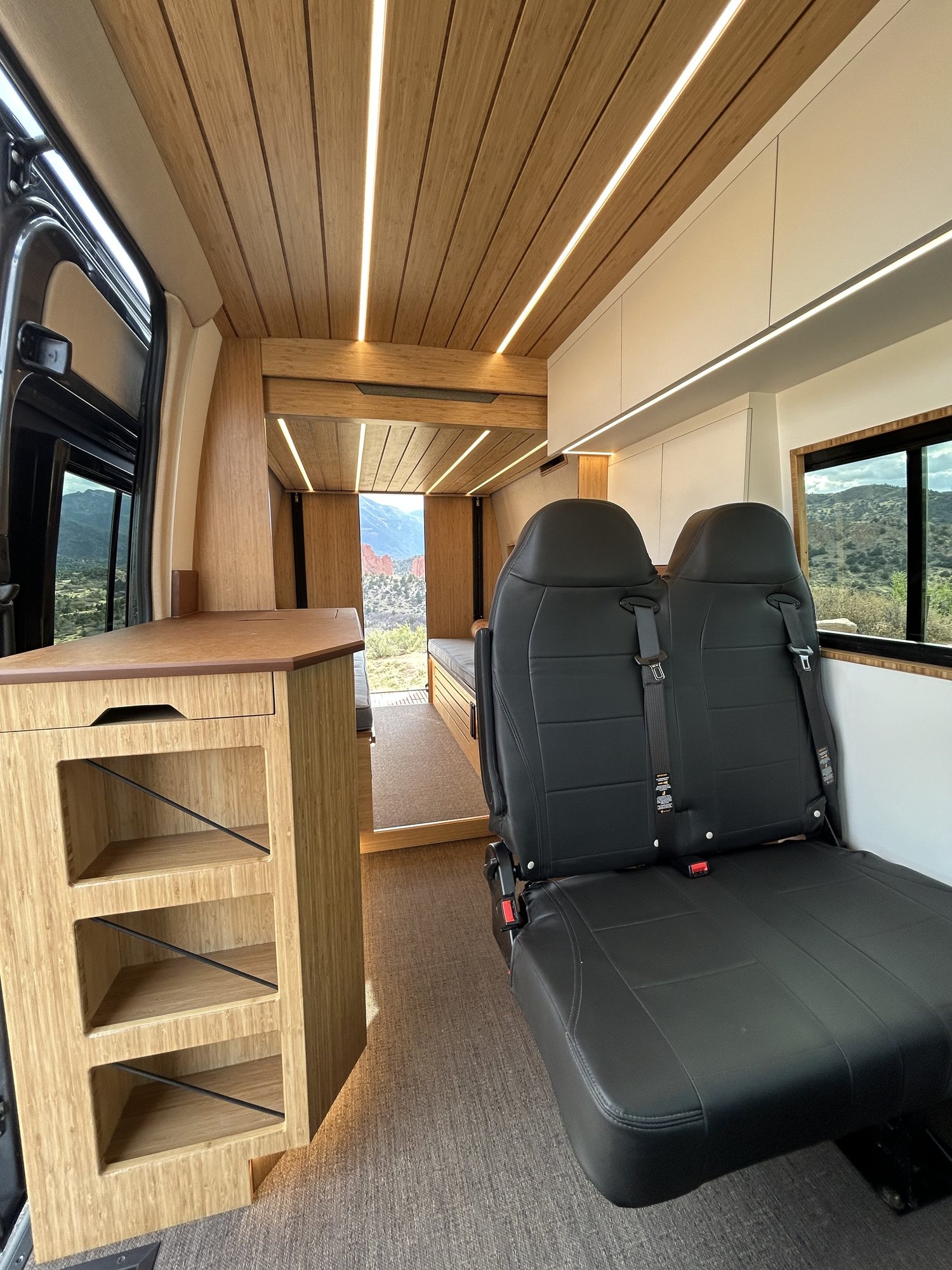 The Den crafted cabinetry and flexible living space